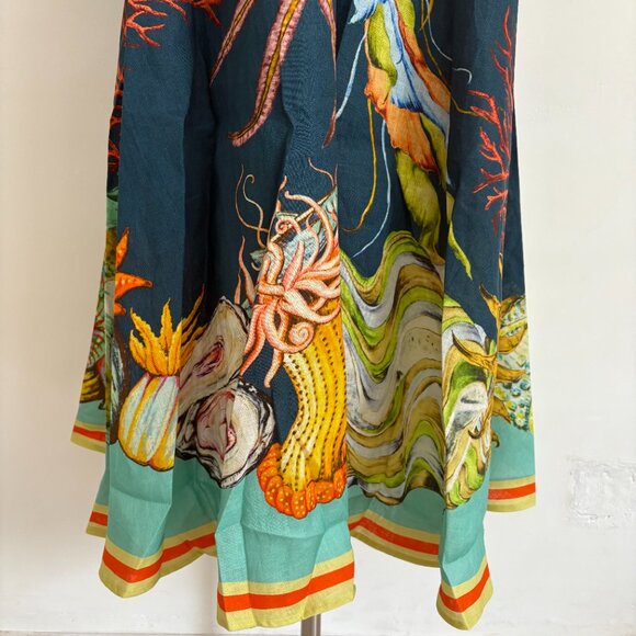 Alamais Dorian Marine Life Jellyfish Pattern Sun Dress - Picture 11 of 14